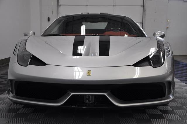 2014 Ferrari 458 Speciale Argento Nurburgring Silver Black/red Leather