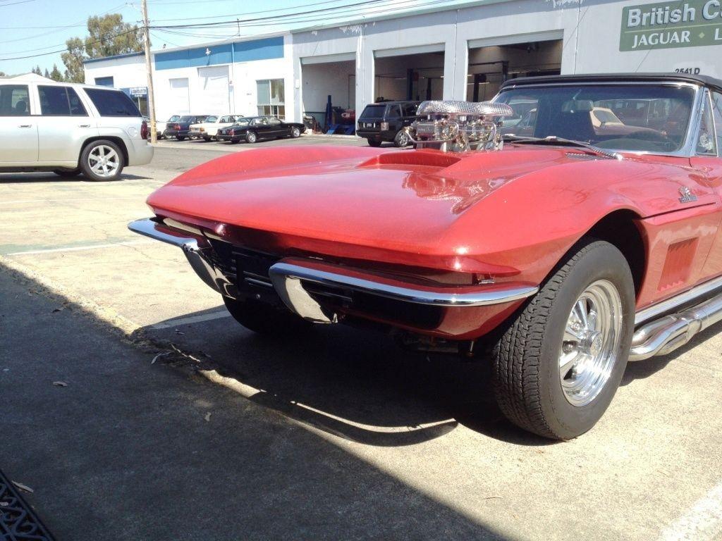 1966 Corvette Convertible Old School hot rod