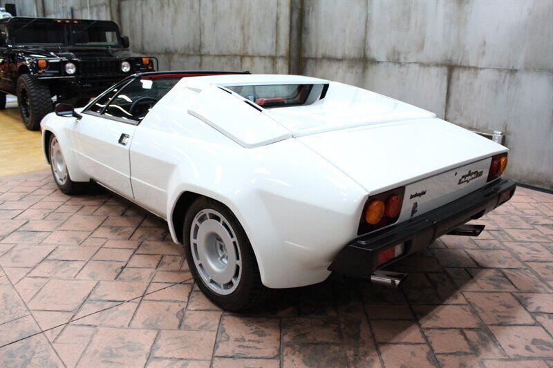 1982 Lamborghini Jalpa 6644 Miles White 3.5L V8 5 Speed Manual