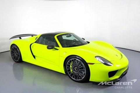2015 Porsche 918 Spyder, PTS ACID Green with 1661 Miles for sale