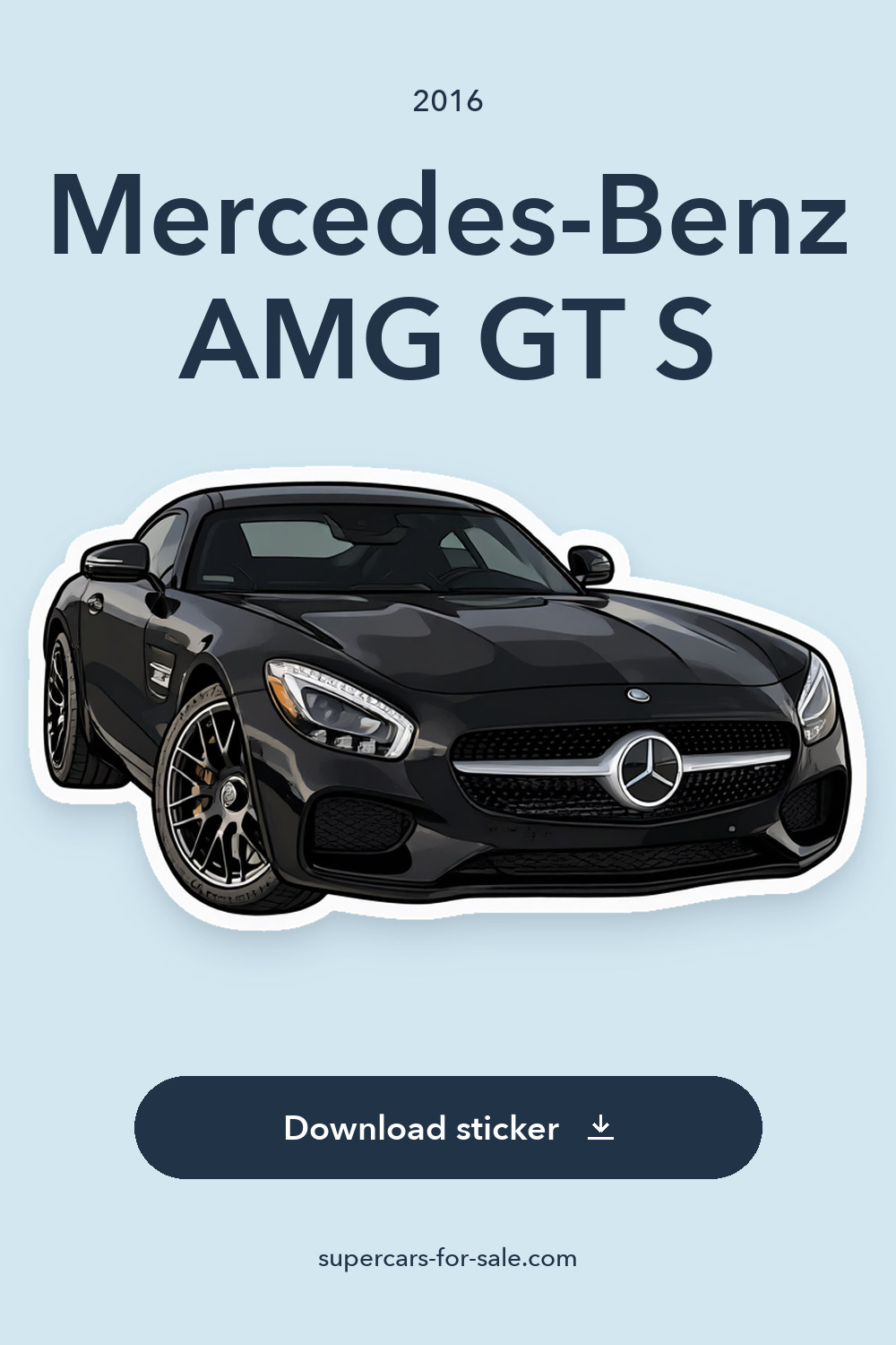2016 Mercedes-Benz AMG GT S sticker preview