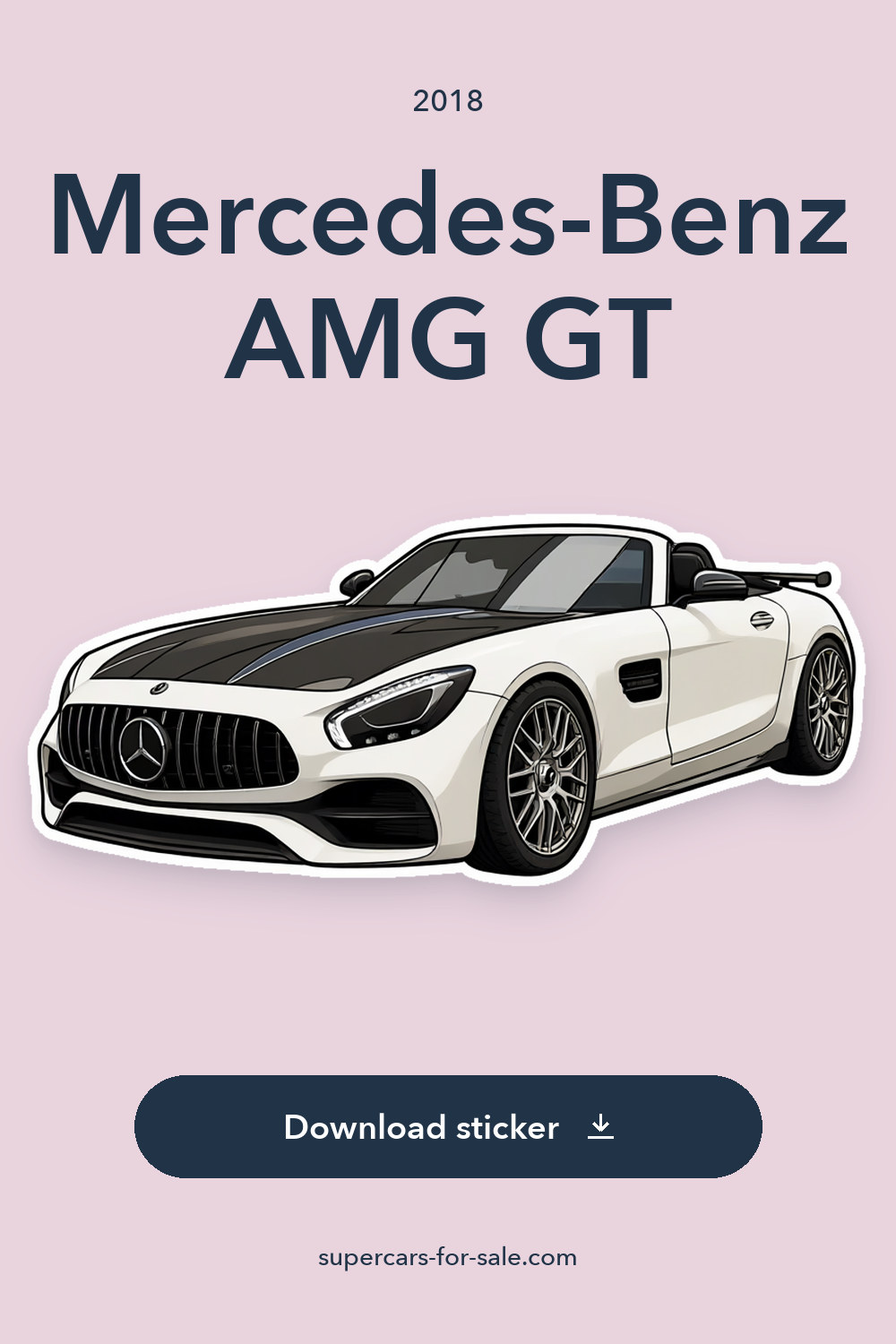 2018 Mercedes-Benz AMG GT sticker preview