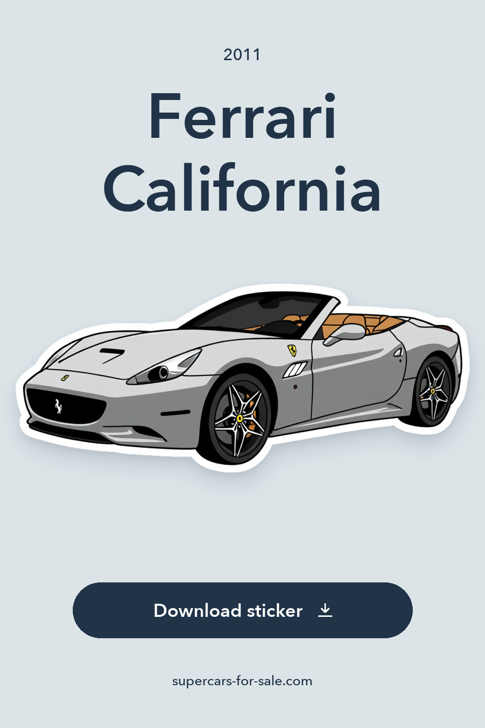 2011 Ferrari California sticker preview
